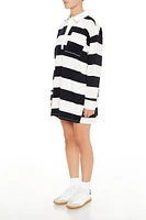 Striped Polo Shirt Dress