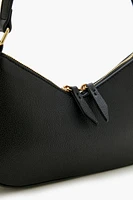 Faux Leather Shoulder Bag