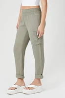 Cuffed Straight-Leg Pants