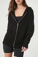 Hooded Zip-Up Sweater