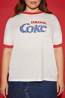 Plus Drink Coke Ringer Tee