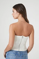 Denim Bustier Tube Top