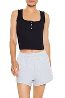 Cropped Thermal Tank Top