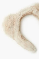 Faux Fur Bear-Ear Headband