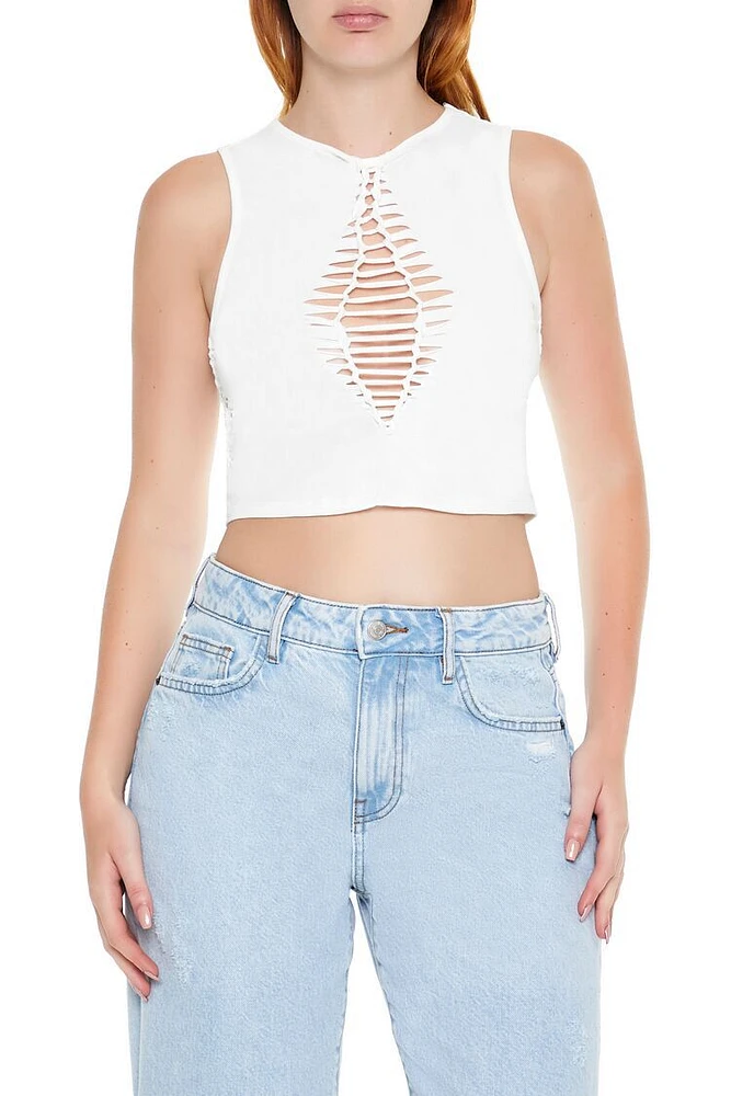 Cutout Cropped Tank Top