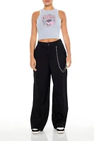 The Stones Graphic Cropped Tank Top