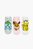 Pokemon Ankle Socks Set - 3 pack