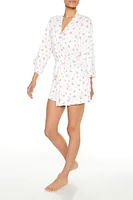 Ditsy Floral Tie-Waist Robe