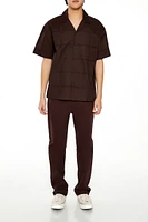 Embroidered Grid Shirt