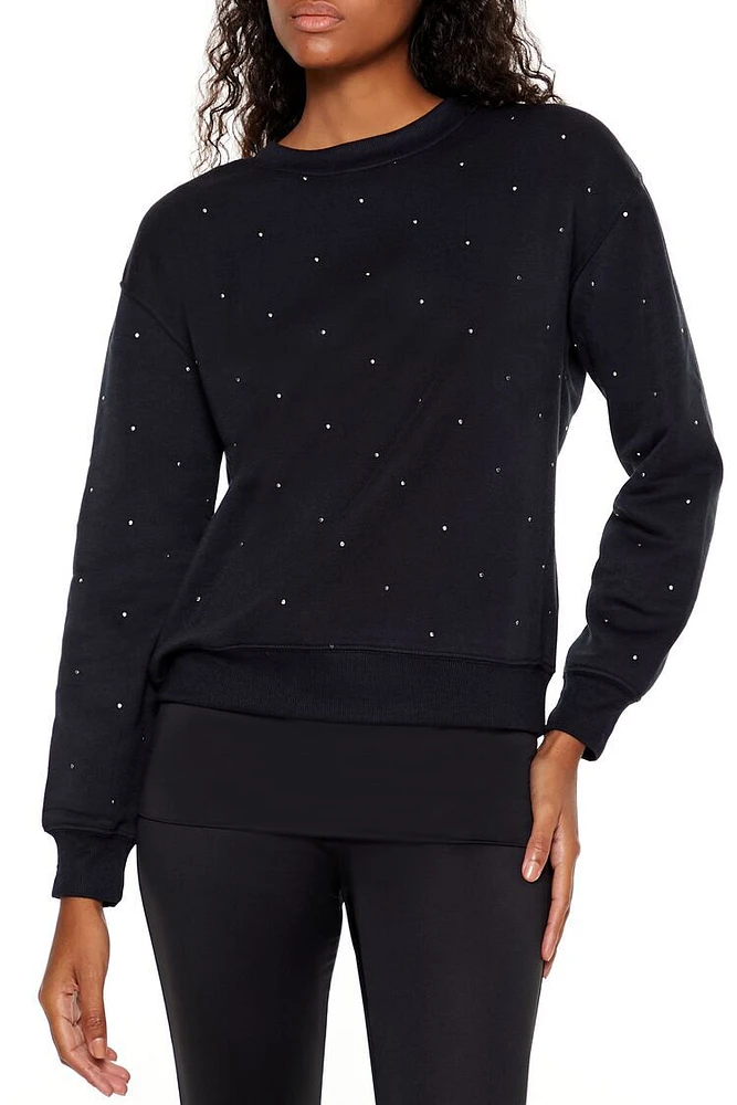 Studded Fleece Pullover