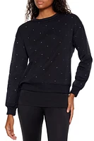 Studded Fleece Pullover