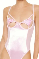 Heart Bustier Lingerie Bodysuit