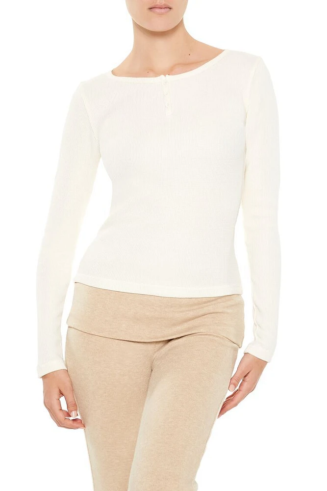 Thermal Long-Sleeve Henley Top