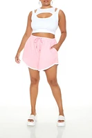 Plus Drawstring Shorts