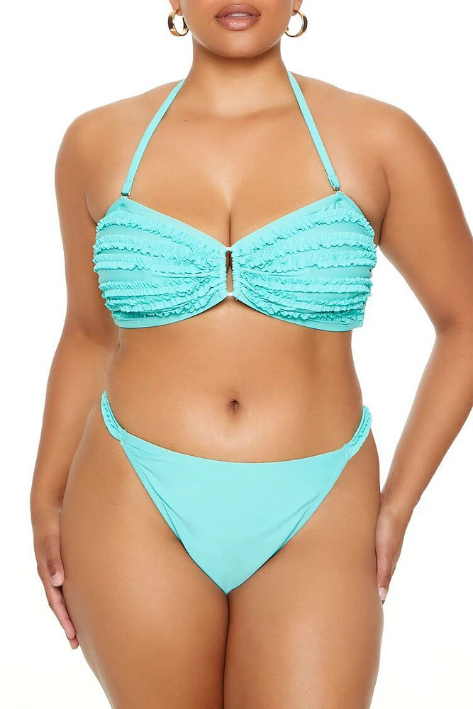 Plus Ruffle Bikini Bottoms