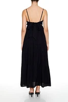 Tie-Back Bow Maxi Dress