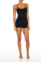 Seamless Moon & Star Lingerie Romper