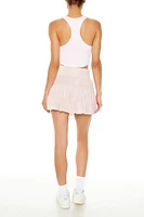 Active Tiered Mesh Skort