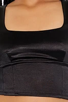 Square-Neck Crop Top