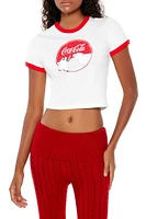 Coca-Cola Snow Ringer Baby Tee