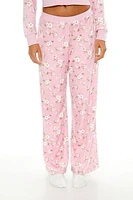 Floral Wide-Leg Pajama Pants