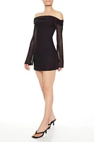 Off-the-Shoulder Mini Dress