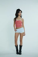 Active Two-Tone Foldover Shorts