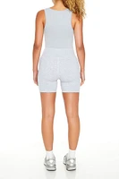 Active Seamless Heathered Biker Shorts