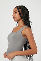 Racerback Curved-Hem Tank Top