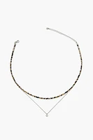 Layered Bolo Tie Necklace Set
