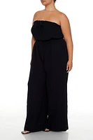 Plus Wide-Leg Jumpsuit