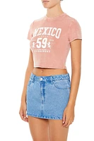 Mexico Soccer Graphic Cropped Tee