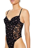 Lace Floral Lingerie Bodysuit