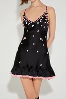 Betsey Johnson Rosette Mini Dress