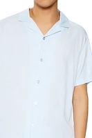 Rayon Cuban-Collar Shirt