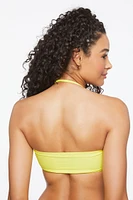 Ruched Bandeau Bikini Top