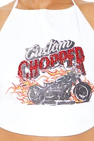 Custom Chopper Halter Top