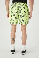 Music Graphic Swim Trunks