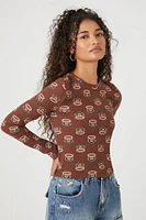 Paul Frank Print Thermal Top