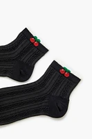 Cherry Ankle Socks