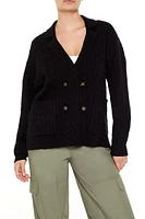 Double-Breasted Cardigan Sweater