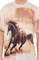 Horse Running Graphic Tee