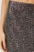 Sequin Straight Midi Skirt