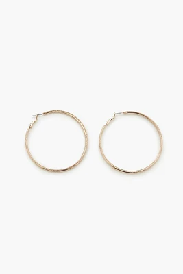 Etched Hoop Earrings
