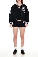 Varsity Letterman Bomber Jacket