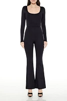 Contour Sculpt Flare Jumpsuit