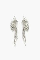 Rhinestone Box Chain Ear Crawlers