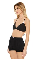 Bow Triangle Bralette