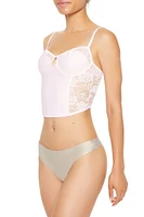 Mid-Rise Thong Panties