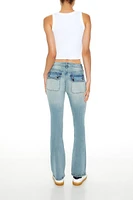 Low-Rise Bootcut Jeans